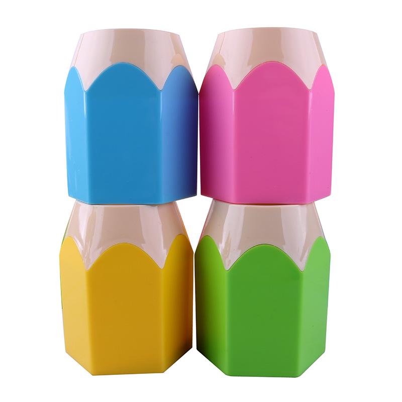 Candy Color Large-Capacity Pen Holder for Students and Children