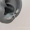 [ZY]3/4Pcs Shiny Angel Wings Ear Studs Women Vintage Couple Creative Luxury Crystal Geometric Personality Cross Earrings Jewelry