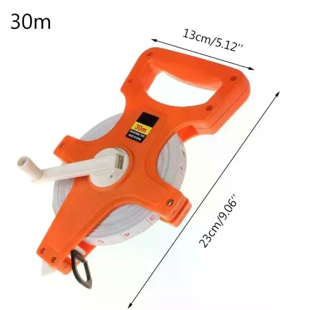 Impact Resistant Open Reel Tape Measure Multi-purpose Distance Measuring Ruler Construction Site