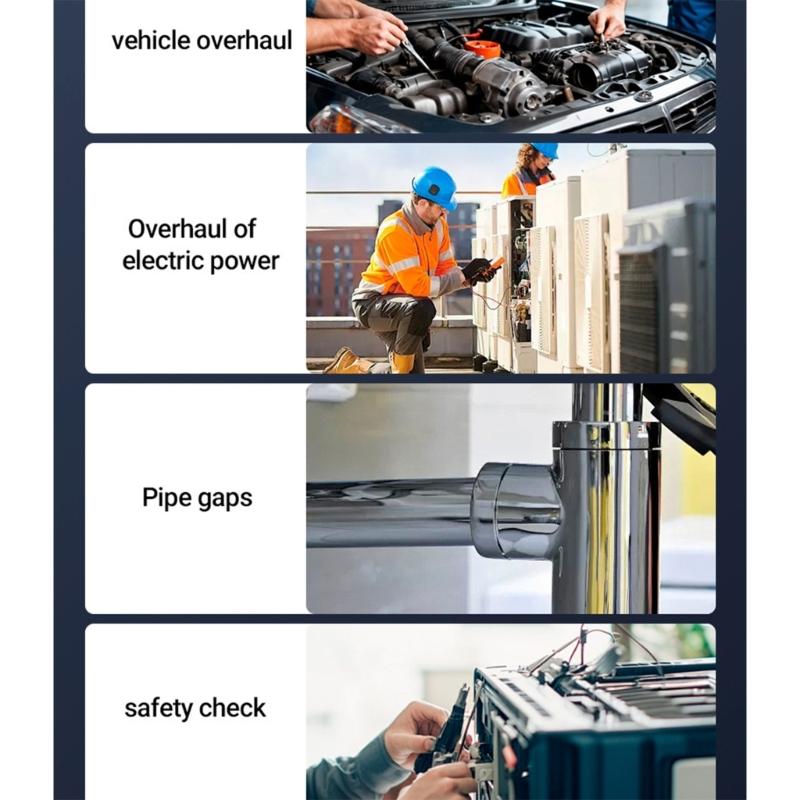 Industrial Endoscope With 1080P Clear Imaging And Complete Turn For Pipe Inspection And Home Maintenance