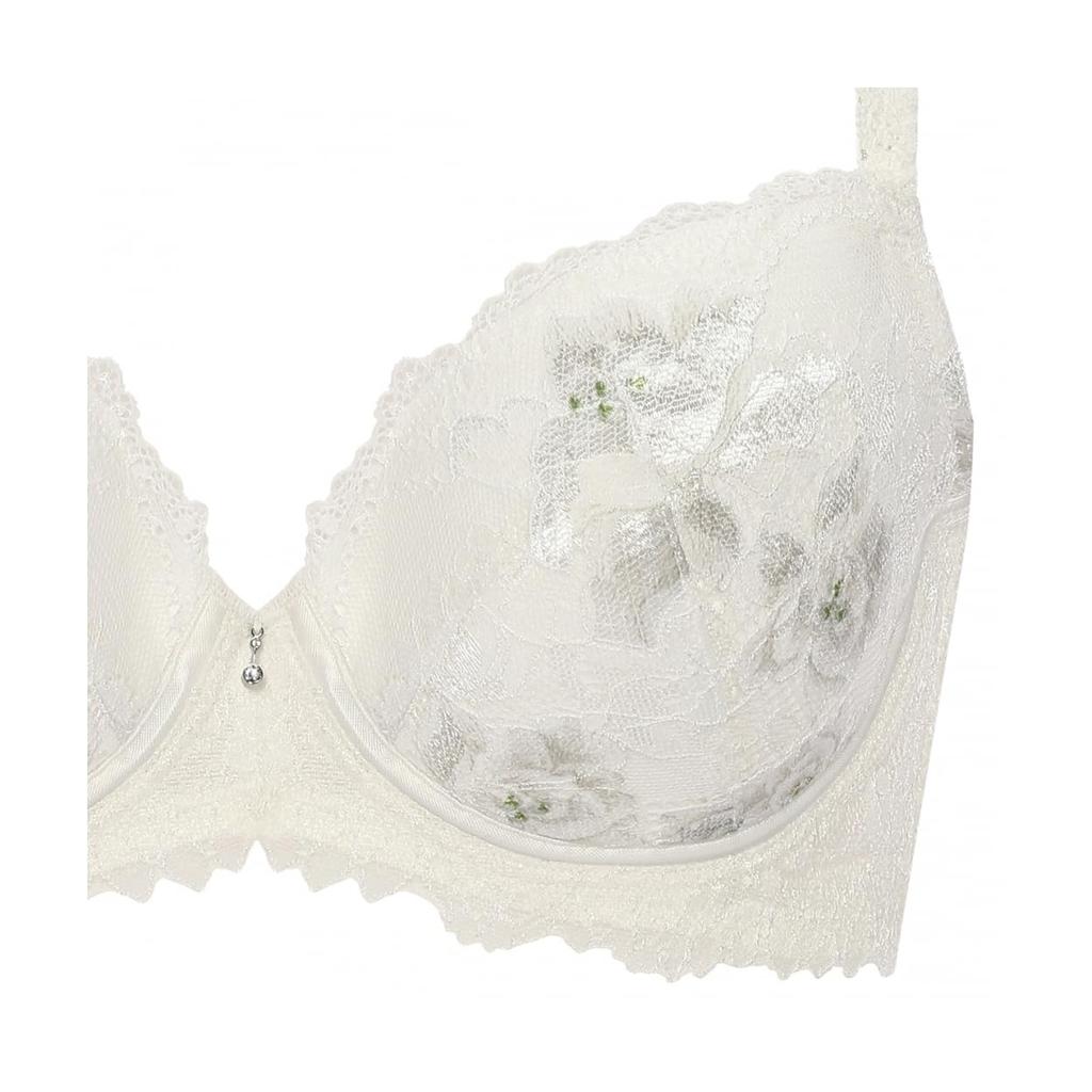 Triumph Red Label by Triumph 0100 10215407 Underwire Bra with Pads for Beautiful Cleavage and Flattering D85 M015 Sides, (White)