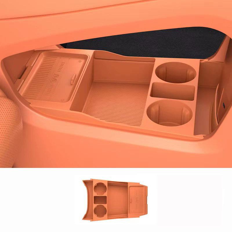 For MG S6 EV 2025 2026 Center Console Armrest Box Lower Storage Box Tray Interior Modification Accessories