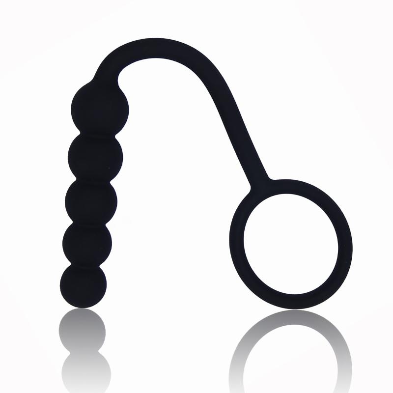Silicone Pull Ring 5 Beads Anal Plug Balls Butt Plug Sex Toys For Women Erotic Adult Anus Masturbation Prostate Massage Toys