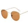 RMM Classic Small Frame Round Sunglasses Women/Men Brand Designer Alloy Mirror Sun Glasses Vintage eyeglass