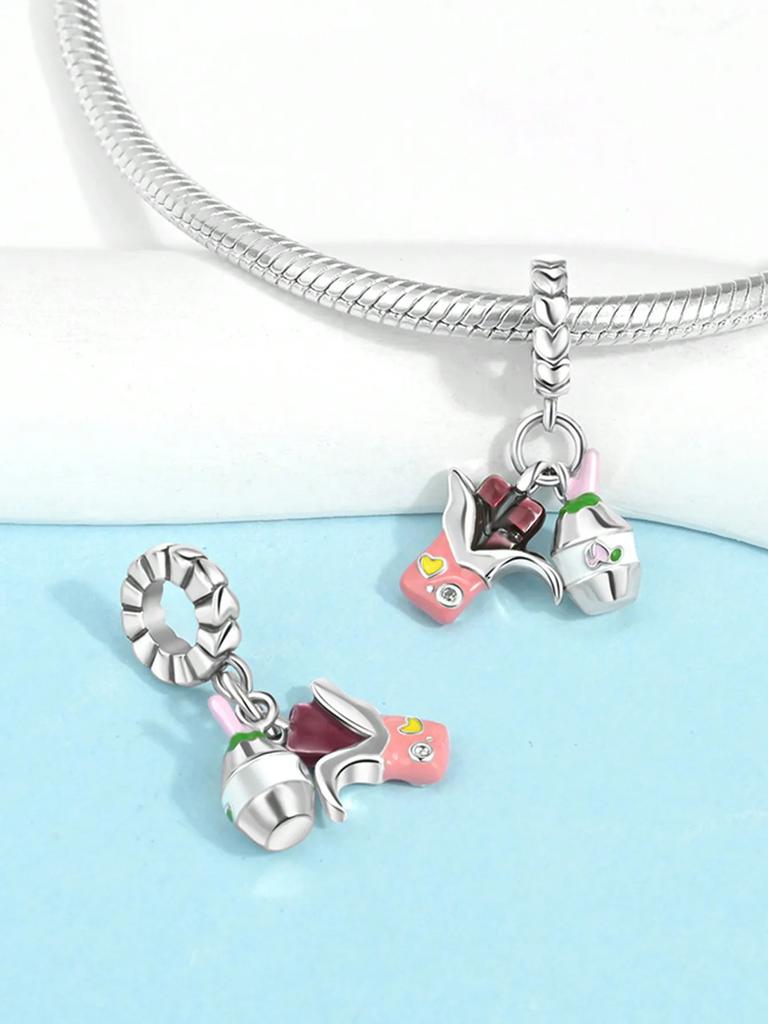 Charms Plata Beer Cake Banana Monkey Beads Charm Copper Plated Fit Copperoriginal Bracelet For Jewelry Making Diy Charm