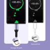 25CM To 1M Spring Short Charging Cable Fast Charging Data Cord for iPhone Car Power Bank