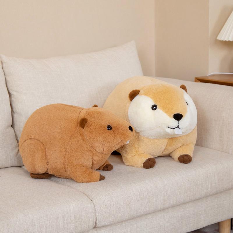 Adorable Pet Beaver Plush Pillow