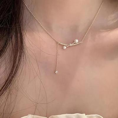 Women's Accessories Balance Chain Drop Necklace