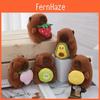 Delightful Capybara Plush Keychain Cute Doll Accessory For Collectors And Gift Giving 12cm