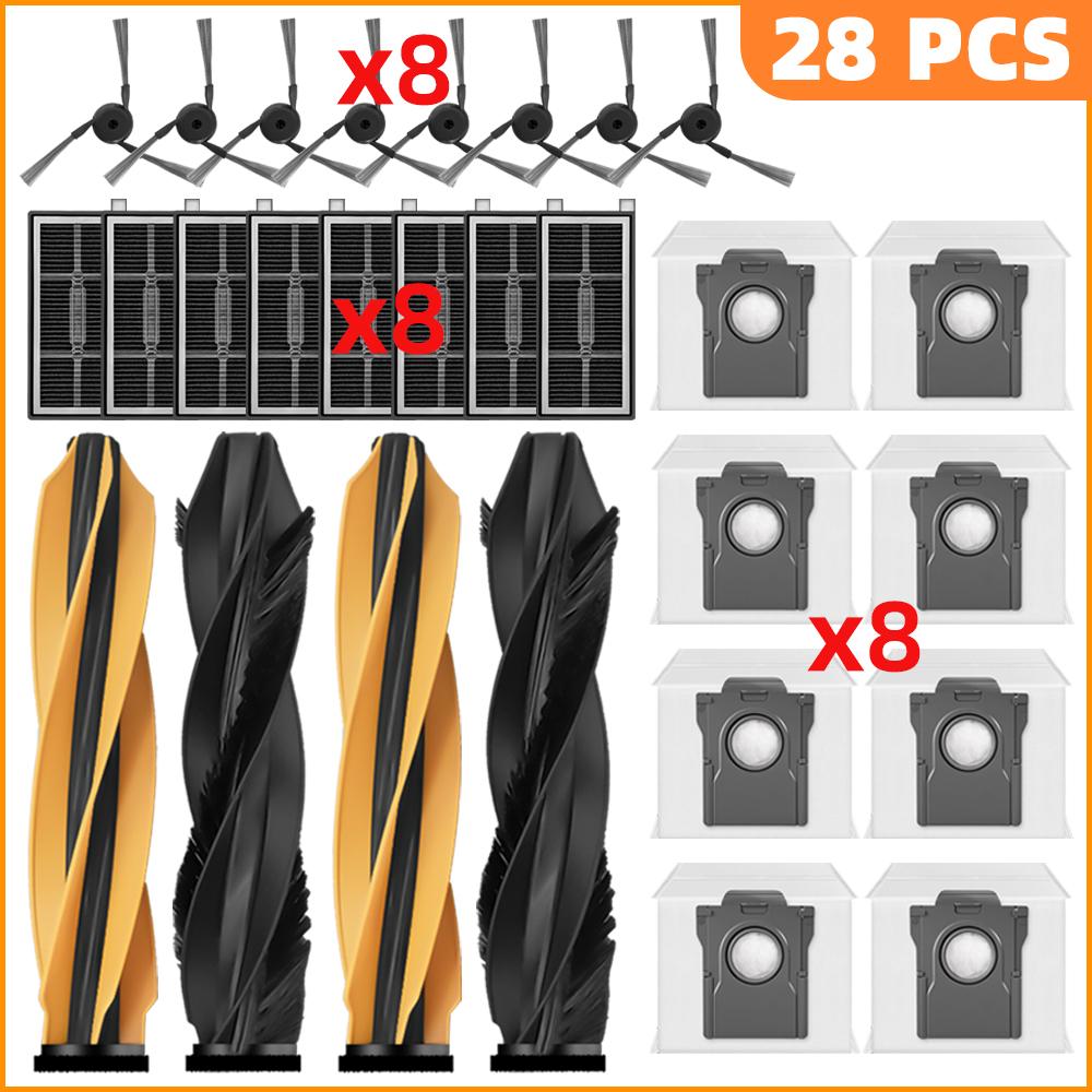 Fit For MOVA Z60 Ultra Roller Complete/ Z60 Ultra Roller SA/ Trouver Z60 Ultra Parts Main Side Brush Filter Dust Bag Accessories
