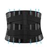 16-hole Mesh Breathable Waist Braces Anti-skid Lumbar Support Belt Waist Trainer  Sports Protective