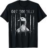Příliš hloupá husa Meme Vtipná husa Vězeňská T-shirt