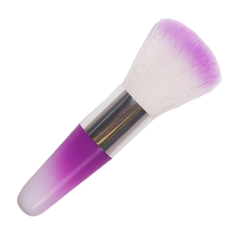 Gentle Nail Art Dust Brush Compact Ergonomic Handle For Efficient Manicure Cleaning And Multi Purpose Use