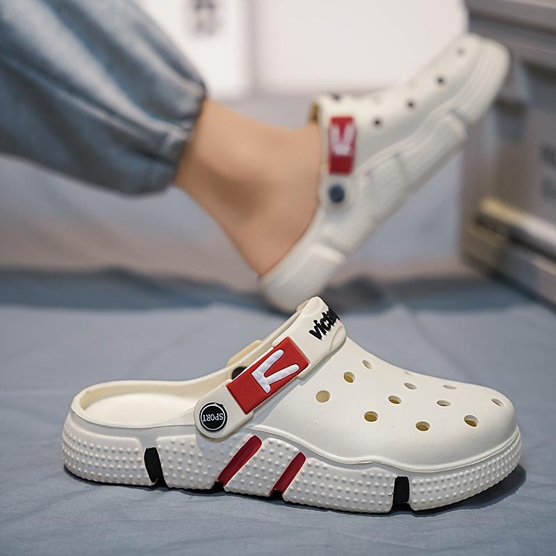 Men's Casual Comfortable Soft Sole Clogs, Breathable Lightweight Clogs for Indoor Outdoor Beach, Summer