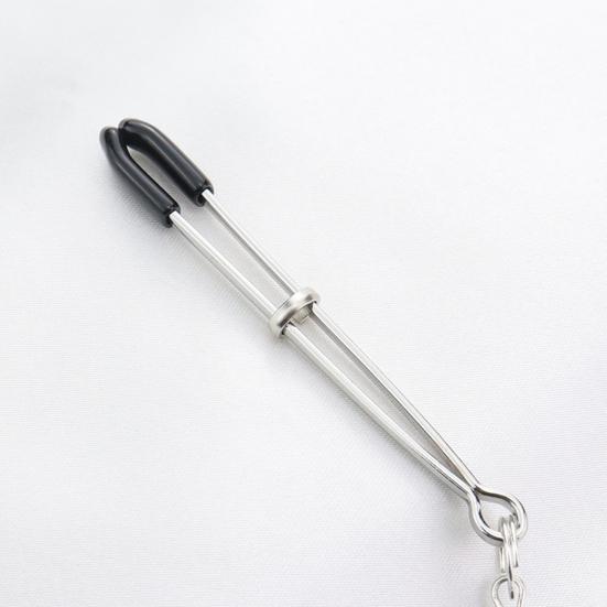 Nipple Stimulation Clamp Adjustable Metal Clamp Men Women Nipple Stimulator Adult Body Clamp Sex Toy for Couples Pleasure Private Orgasm