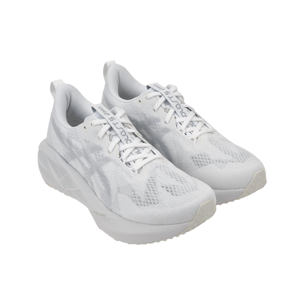 Asics Baskets Novablast 5 Blanc Gris Piémont Femme 1012B765-100