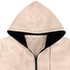 Men's Comfortable Thick Hooded Sweatshirt, Zipper Sports Shirt, Long Sleeved Sweatshirt, Autumn and Winter Season
