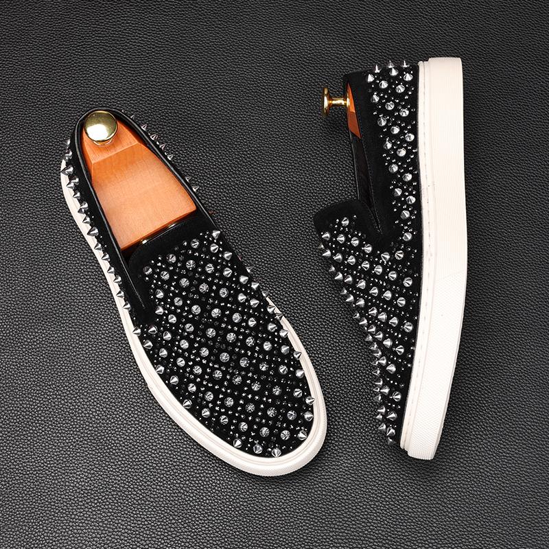Fashion 2025 Luxury New Designer Men's Retro Fashion Punk Rcok Hip-hop Platform Causal Shoes Flats Male Walking Loafers Zapatos Hombre