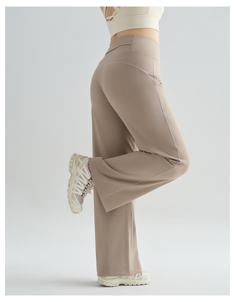 Plus Size Women's High Waist Wide Leg Yoga Pants - Slimming and Comfortable Sportswear