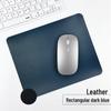 Customizable Multi-Color PU Leather Mouse Pad - Durable, Dirt-Resistant, Available In Square or Round Shapes.