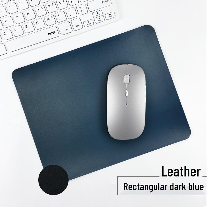 Customizable Multi-Color PU Leather Mouse Pad - Durable, Dirt-Resistant, Available In Square or Round Shapes.