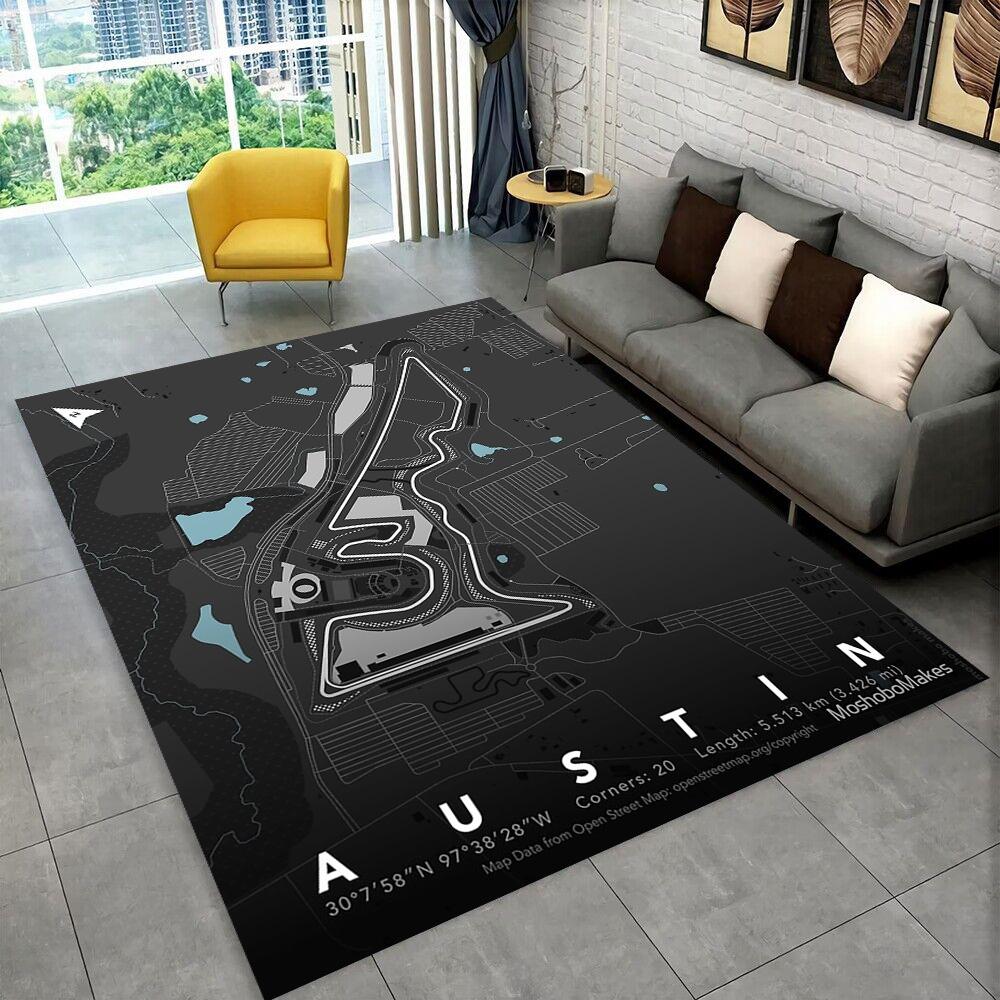 27 Style Sports City Event Map Racing Track Carpet Rug for Home Living Room Bedroom Sofa Doormat Decor,kids Non-slip Floor Mat