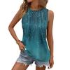 Womens Casual O Neck Loose  Sleeveless Top T-shirt  Summer Tank Tops For Women Tank Camisole Sleeveless Basic Tops