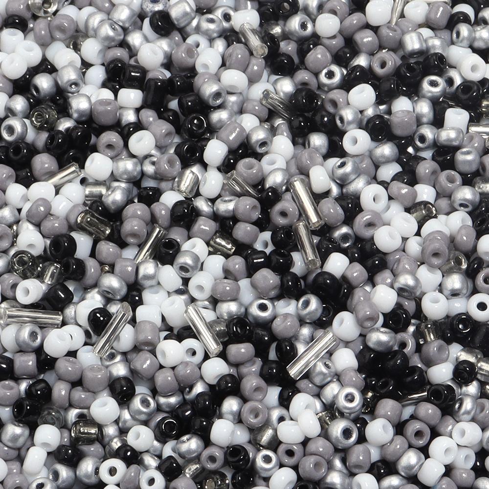 40g 3mm Glass Seed Beads Mixed Color Round Loose Spacer Glass Rice Beads For Jewelry Making DIY Bracelets Necklace Accessories