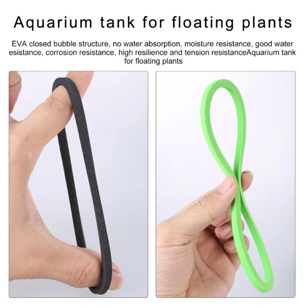 5Pcs Aquarium Floating Plant Rings Fish Feeding Rings Floating Grass Blocking Rings for Fish Tank Aquarium Pond Accessories