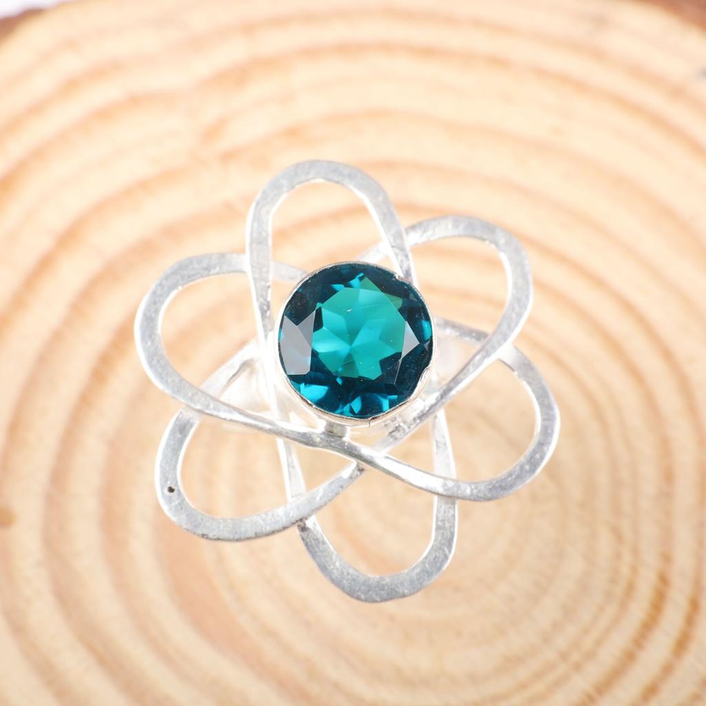 Apatite Gemstone 925 Sterling Silver Jewelry Handmade Ring Gift For Engagement RR-21-14