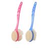 Bath Scrub Brush Sponge Long Soft Hair Bath Brush Doubleside Rub Shower Brush Back Scrubber Exfoliating Tool