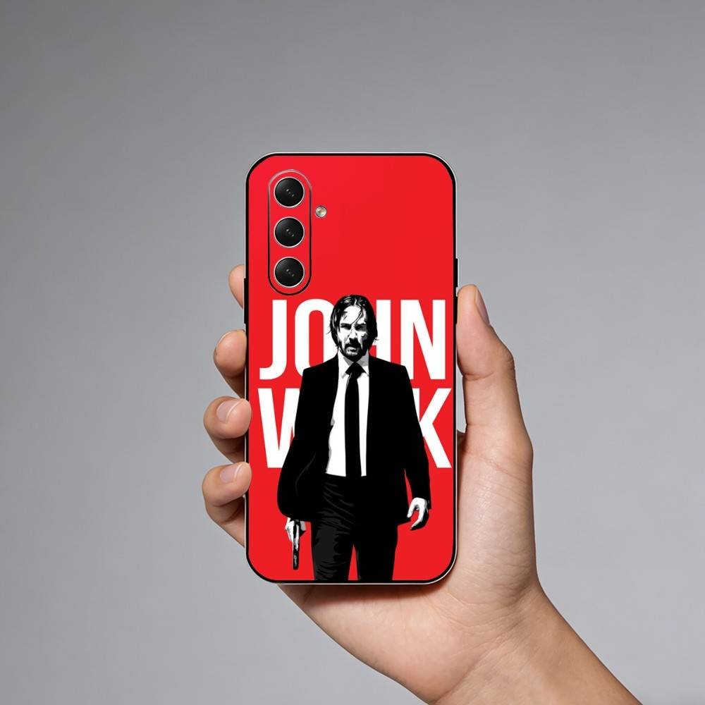 Cool Movie J-John W-Wick Phone Case For Samsung Galaxy A73,21,22,32,71,53,52,51,80,5G Soft Black Cover Samsung a12