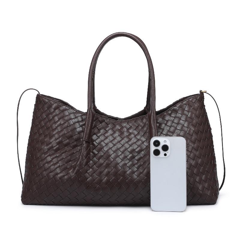Frühlings- und Sommer-Neuheiten gewebte Damenhandtaschen, hochwertige tragbare Schultertaschen, geräumige Handtaschen für Pendler