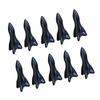 10pcs Universal Shark Fin Vortexs Generators Vehicle Aerodynamic Enhancement Upgrades for Car Roof Spoilers & Bumpers