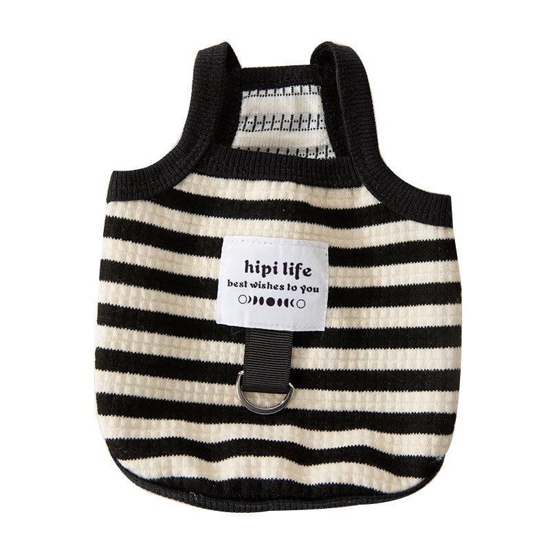 Summer Pet Clothing Traction Sling Breathable Vest Teddy Bee Bear Small and Medium Dogs Cat Puppy Dog Clothes