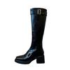 2026 Autumn/winter New Women's High-heeled Boots Long Tube Rubber Boots Pointed Toe Long Tube For Women