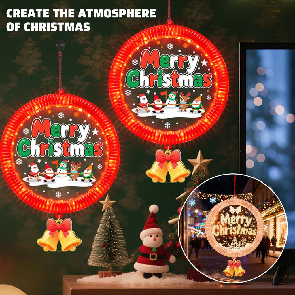 Weihnachtsbrief Hängelichter LED Pferderennlichter Atmosphärendekorationslichter