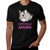 Chinchilla Mama for Chinchilla Lovers Purple TShirt Casual Work Wear TShirt