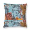 The European Anthem Square Pillow Case Polyester Decorative Pillow Beethoven Music Creative Cushion Covers