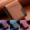 Business Leather Wallet Card Solt Case For Samsung Galaxy Z Flip 7 7fe 5G Flip 6 ZFlip 5 4 3 Flip7 Flip6 Magnetic Bag Skin Cover