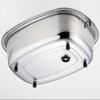 Ernest In Stainless Steel Washtub with Legs and Inner Stopper 29 X 38 X Cm [Made Japan] A-75435 Approx. 15.5