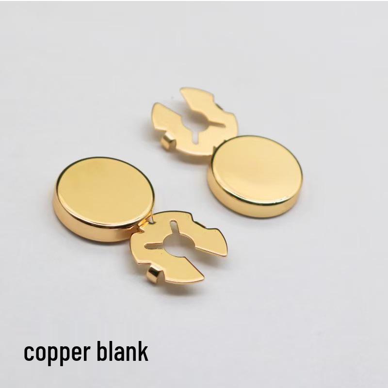 

Gold Turtle Decorative Button Covers for Clothing Embellishment 15.0mm (Small)
