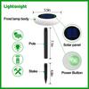 Colorful Solar Colorful Solar Lights Outdoor, Color Changing Solar Lights with Remote, Colorize Pathway Lights Solar Garden Lights for Landscape