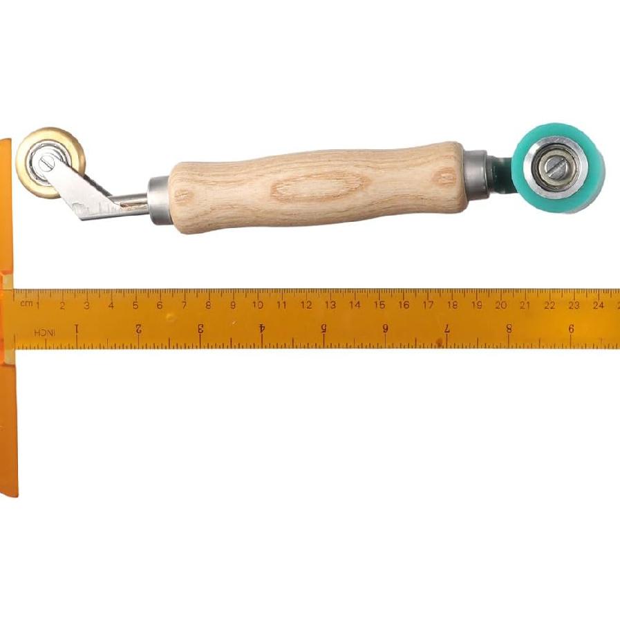 Ruční Silikonová Plachtová Bannerová Svařovací 40mm Švový Váleček Střešní Membrána Vyhlazovací Švový Váleček Nástroj PVC/TPO/EPDM Střešní Páska