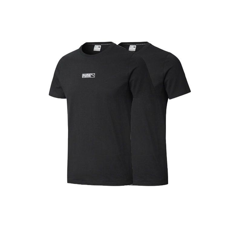 Puma Set-in Sleeve T-Shirt Unisex Black 584428-01