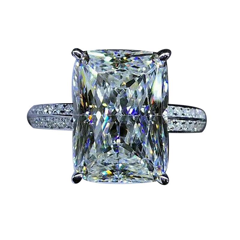 eBay's New Style Women's Ring with Extra-Large Zircon Setting 