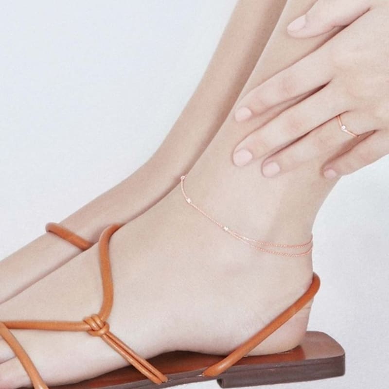 

J.ESTINA LALA J Unbalanced Anklet (JJLJAQ1BF324SR230) single type