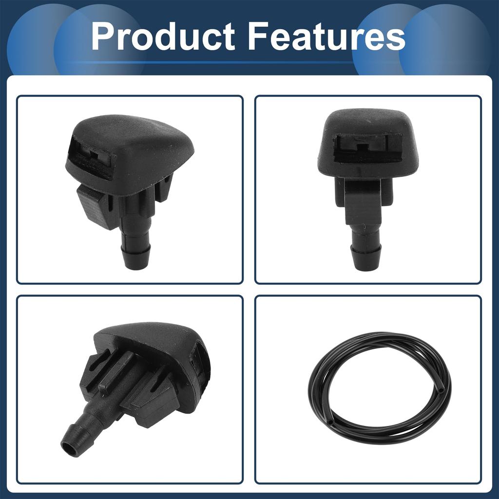 INFINAUTO Front Window Wiper Nozzle Front Window Nozzle Wiper Wiper Jet
