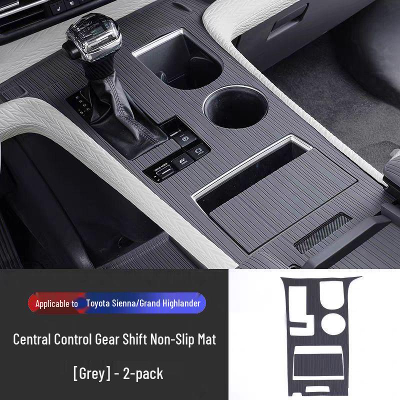 L6F Anti-slip Silicone Storage Mat for '25 Toyota Sienna Center Console