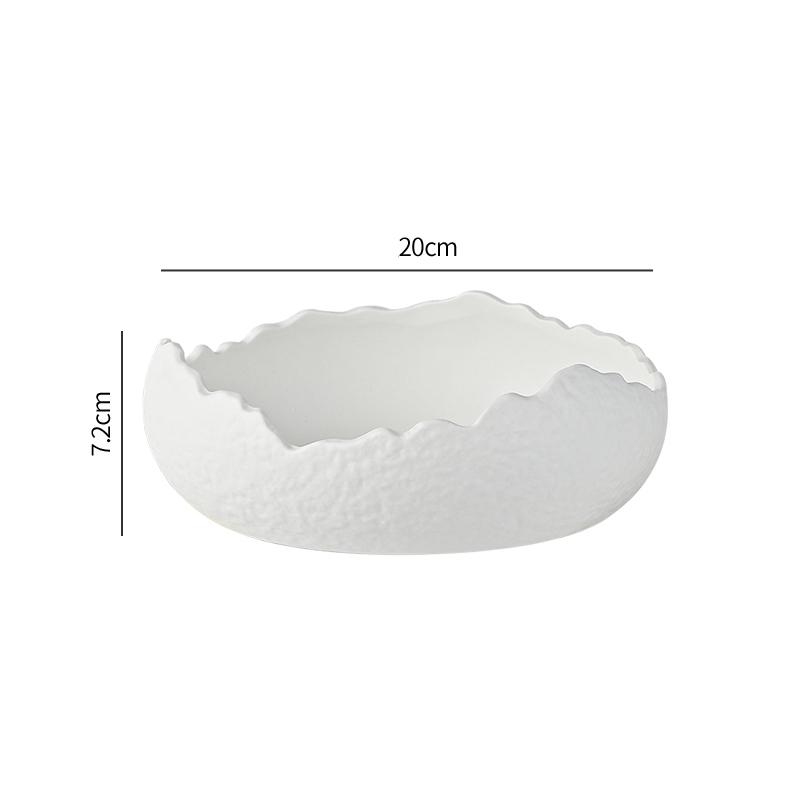 Farfurie din ceramică pentru restaurant, model de piatră, bol cu ​​supă groasă, castron pentru salată, bol cu ​​paste, farfurie pentru gustare, farfurie pentru desert, veselă din ceramică